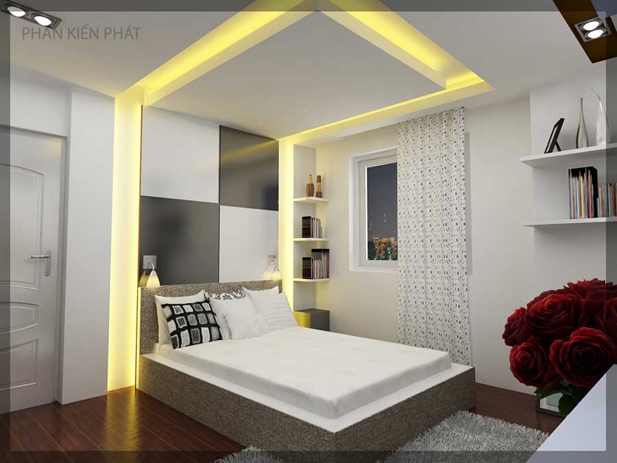 Thiết kế nội thất - Phòng ngủ góc 1